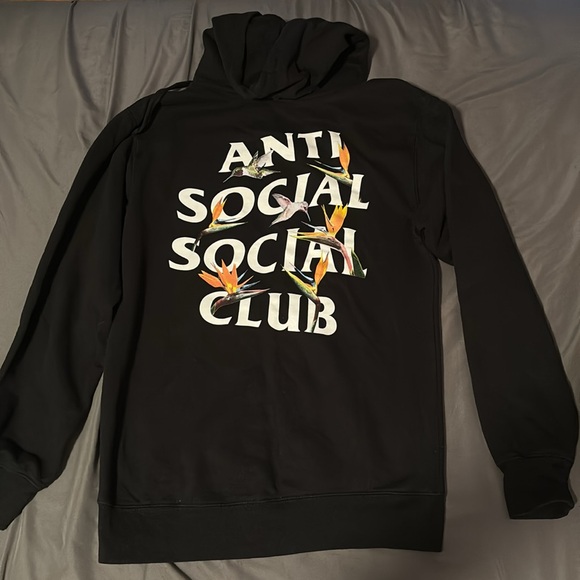 Anti Social Social Club Hoodie with Hummingbirds